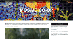 Desktop Screenshot of mosaiccoop.org