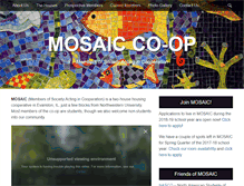 Tablet Screenshot of mosaiccoop.org